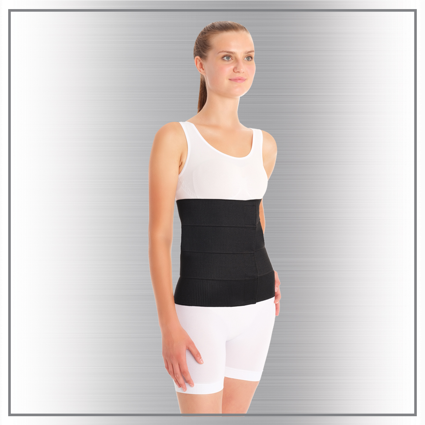 Abdominoplasti Korsesi-4 Panelli Siyah