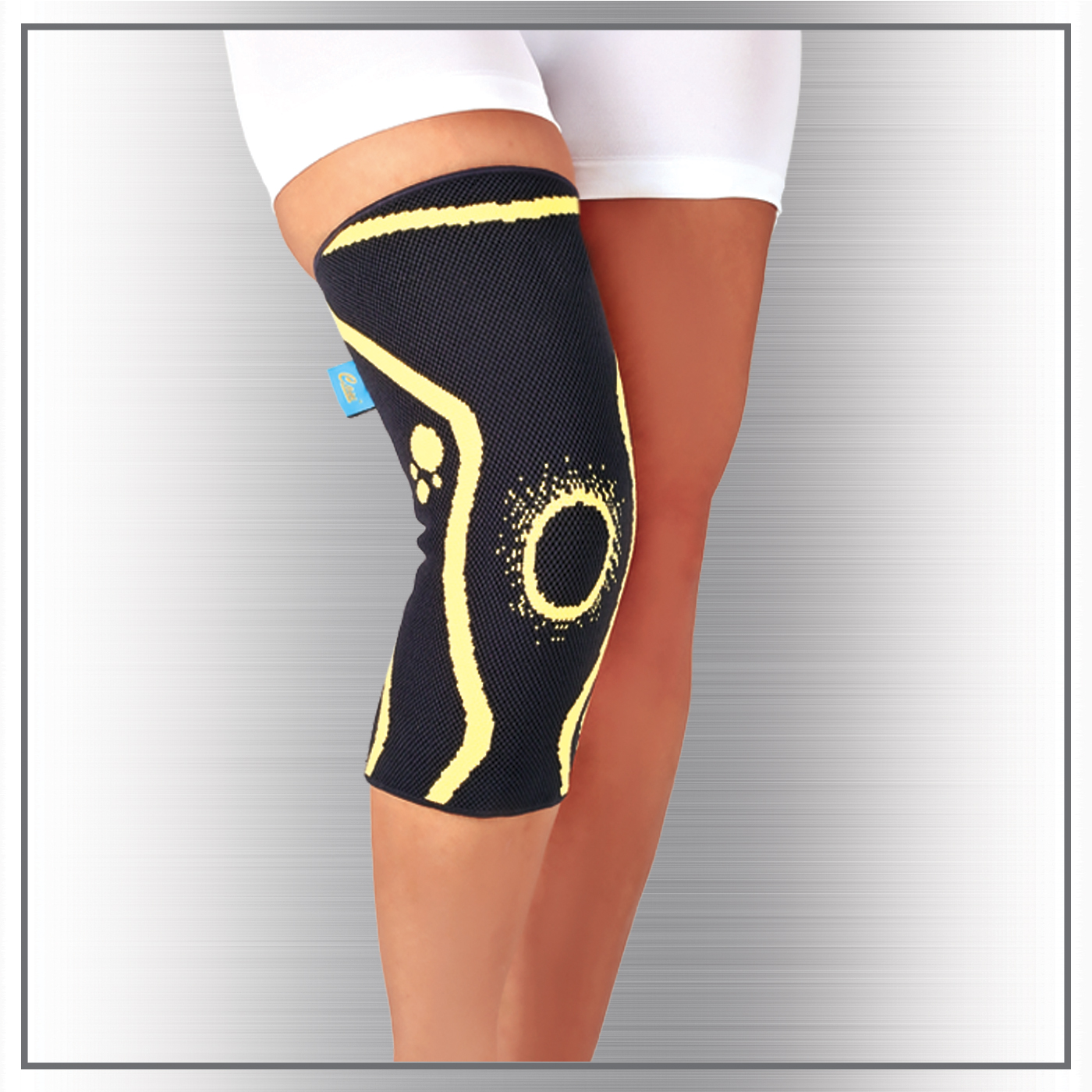 Popliteal Bölge Destekli Örme Dizlik