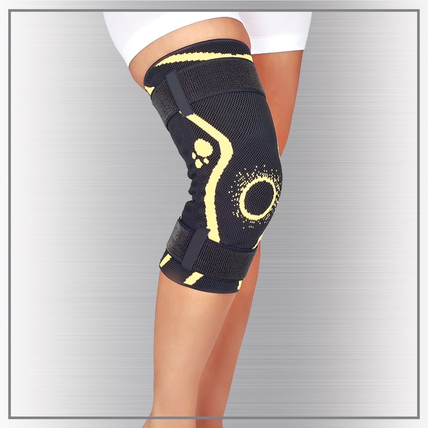 Spiral Yaylı Patella Destekli Dizlik