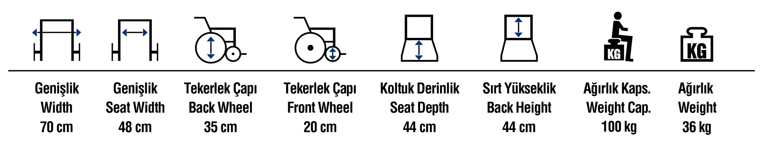 Akülü Tekerlekli Sandalye - görsel 2
