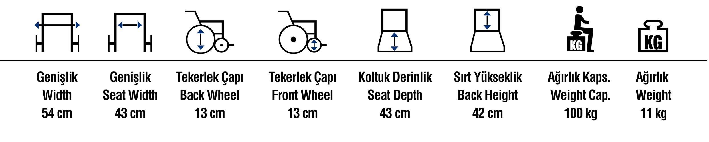 Klozetli Ev Tipi Tekerlekli Sandalye - görsel 2